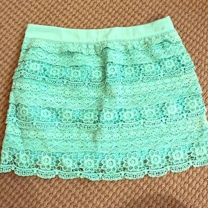 Blue lacy skirt 💕